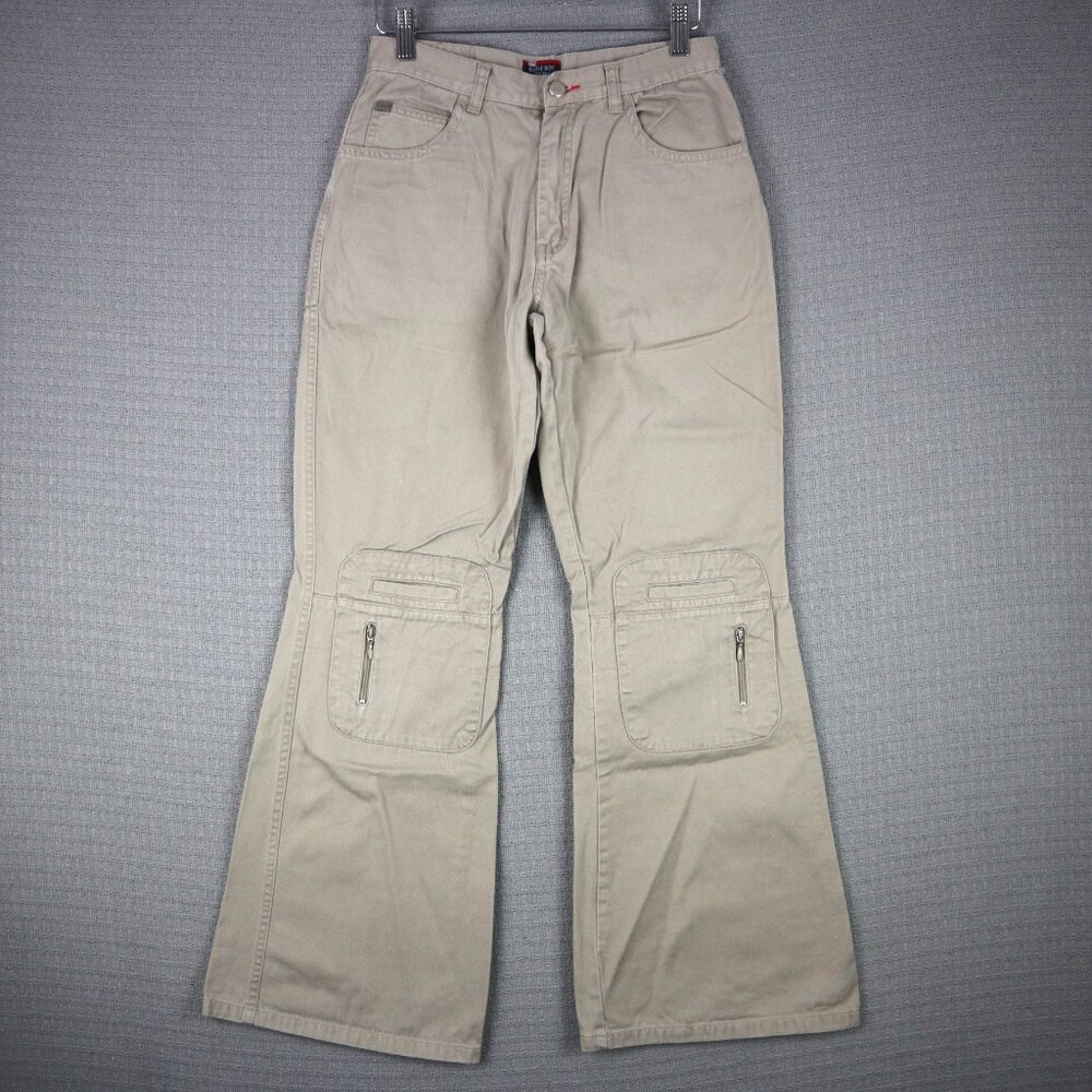 Bugle Boy Girl Bootcut Cargo Pants Y2K Womens 26W
